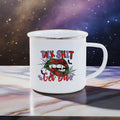 Axyaa Halloween Dwarf Pumpkin Enamel Mug: Holiday Gift, Cute Drinkware