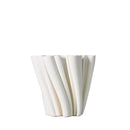 Axyaa Geometric Ceramic Petal Flower Vase Home Decor Ornament