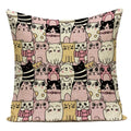 Axyaa Cartoon Pillow Cover: Cute Print Pillow Cover for Home, Bedroom, & Car