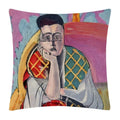 Axyaa Matisse Portrait Art Printed Cushion Cover 45X45cm