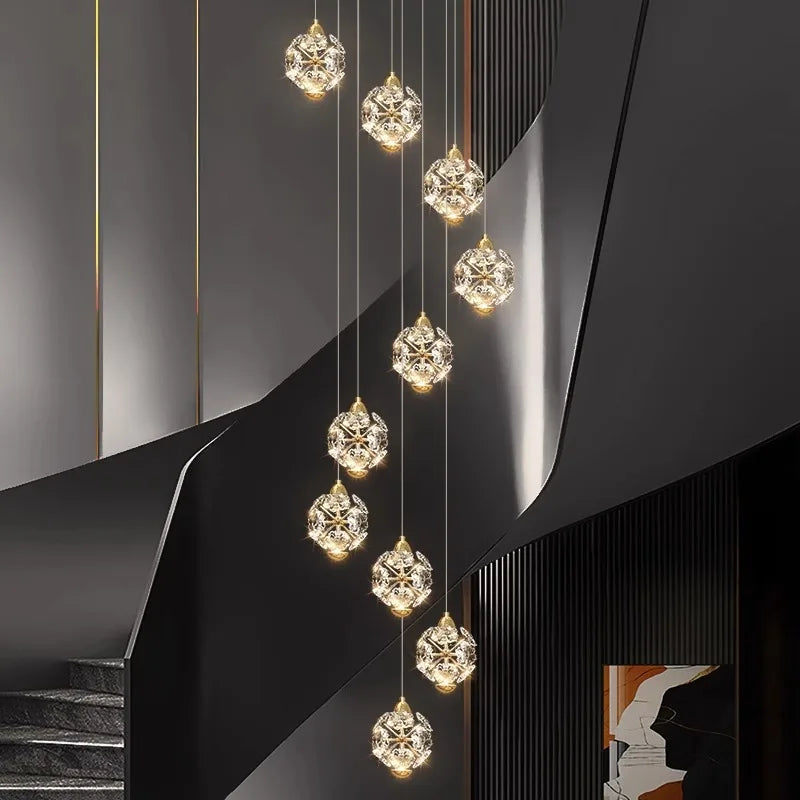 Axyaa Modern Dine Room Pendant Light Ceiling Chandelier LED Hanging Lamp