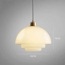 Axyaa Glass LED Chandelier for Dining Desk Living Rooms Bedroom Kitchen Art Bar Lighting