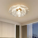 Axyaa Petal Ceiling Light: Luxury Warm Acrylic Bedroom Lighting Fixtures
