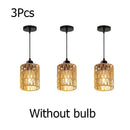 Axyaa Retro Bohemian Pendant Light for Kitchen Bedroom Staircase Chandelier