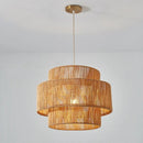 Axyaa Rattan Pendant Light: Wabi-sabi Style Creative LED Chandelier for Home & Restaurant
