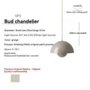 Axyaa Flower Bud Pendant Light: Nordic Design for Bedroom, Bar, or Restaurant