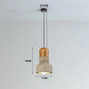 Axyaa Wood LED Ceiling Pendant Light for Kitchen Dining Room