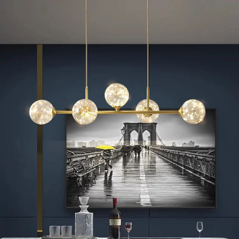 Axyaa Modern Pendant Lights Indoor Ceiling Chandelier for Decorative Dining Room Lighting