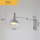Axyaa Nordic Rocking Chair Wall Lamp, Retro LED Study Wall Light