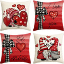 Axyaa Love Bowknot Dwarf Pillowcase - Sweet Romantic Home Decor