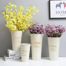 Axyaa Nordic Style Home Flower Shop Flower Bucket Decoration Iron Bucket Flower Arrangement