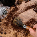 Axya Black Walnut Coffee Machine Cleaning Brush