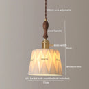 Axyaa Japanese Style LED Ceramic Pendant Light Chandelier