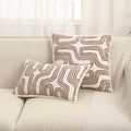 Axyaa Geometric Chenille Velvet Throw Pillowcase for Sofa Decoration