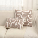 Axyaa Geometric Chenille Velvet Throw Pillowcase for Sofa Decoration