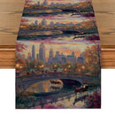 Axyaa Farmhouse Dining Table Runner Set for Party Table Decor and Home Interiors