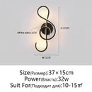 Axyaa Modern Minimalist LED Wall Lamp for Bedroom and Living Room Lighting