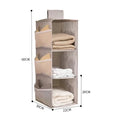 Axyaa Multi-layer Folding Hanging Storage Organizer for Bras, Underwear, Socks, and Clothes