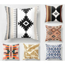 Axyaa Geometric Brown Pillowcase - Home Decor Sofa Cushion Cover