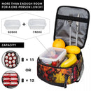 Axyaa Insulated Lunch Bag Cooler for Travel - Deadpool & Wolverine Theme