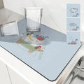 Axyaa Diatom Mud Kitchen Drain Pads, Festive Cartoon Design, Absorbent Tableware Mat