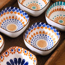 Axyaa Ceramic Bohemian Dish Set for Home, Restaurant, Party - 6pcs