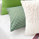 Axyaa Nordic Green Cushion Cover 45x45cm - Sofa Throw Pillow Decor - 1pc