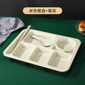 Axyaa Meal Plate Set - Fast Food Bowls Separation Plate Bowl Cup Dinner Set