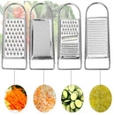 Axya Stainless Steel Handheld Grater Slicer for Vegetables, Fruits, and Potatoes