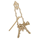 Axya Metal Plate Holder Display Rack Gold Easel Desktop Organizer