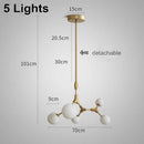Axyaa Branch Chandelier: Industrial Loft Retro Decor, Tree Branch Lamp
