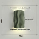 Axyaa Double LED Wall Lamp Sconce Nordic Modern Resin Light