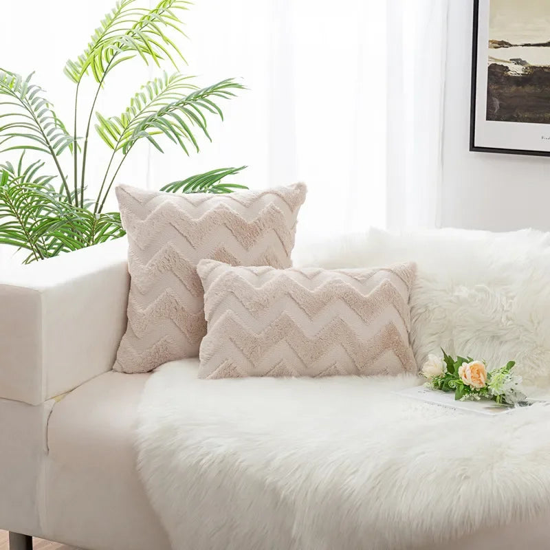 Axyaa Velvet 45x45 Sofa Cushion Cover for Living Room Nordic Home Decor