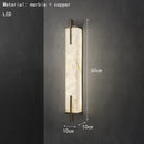 Axyaa Copper Marble LED Chandeliers: Nordic Black Japanese Wabi Sabi Style Bedroom Home Decor