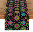 Axyaa Floral Bird Table Runner for Home Dining Décor