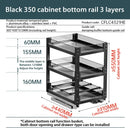 Axyaa 2-Layer Seasoning Storage Pull Out Organizer Rack for Kitchen Cabinet Drawers