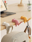 Axyaa Cat School Bag Hook: Multi-Functional Tableside Storage Hook