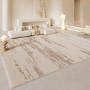 Axyaa French Cream Waterproof Carpet - Soft Fluffy Area Rug for Bedroom and Living Room