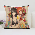 Axyaa Anime Pillow Covers for Sofa, Car, or Sleeping Pillows - 50x50 Decorative Cushion Cover