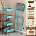 Axyaa Floor-to-Ceiling Multi-layer Service Cart for Kitchen Storage