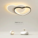 Axyaa Heart LED Ceiling Lamp | Modern Love Design | Warm Lighting for Bedroom