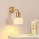 Axyaa Rotatable LED Ceramic Wall Lamp for Bathroom Mirror Living Dining Room