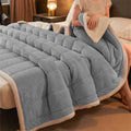 Axyaa Cozy Coral Fleece Blanket - Soft Fluffy Velvet Throw for Bed & Sofa