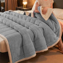 Axyaa Cozy Coral Fleece Blanket - Soft Fluffy Velvet Throw for Bed & Sofa