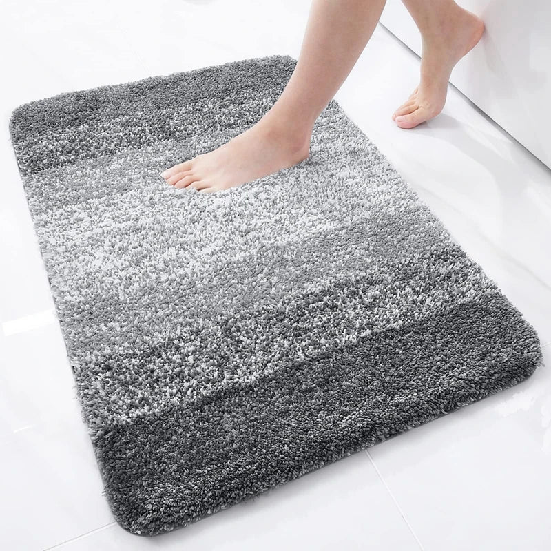 Axyaa Shaggy Soft Bath Rug 60x150 - Absorbent & Non-Slip Large Bathroom Mat