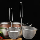 Axyaa Stainless Steel Noodle Drainer Sieve Colander Spoon - Kitchen Tool