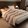 Axyaa Three-Layer Plush Blanket: Thick, Warm, & Versatile