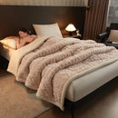 Axyaa Three-Layer Plush Blanket: Thick, Warm, & Versatile