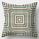 Axyaa Geometric Texture Cushion Cover 45x45cm Polyester Decorative Pillow Cover