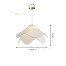 Axyaa Nordic Flowers Cloth Chandelier LED Pendant Lights Loft Hanging Lamps